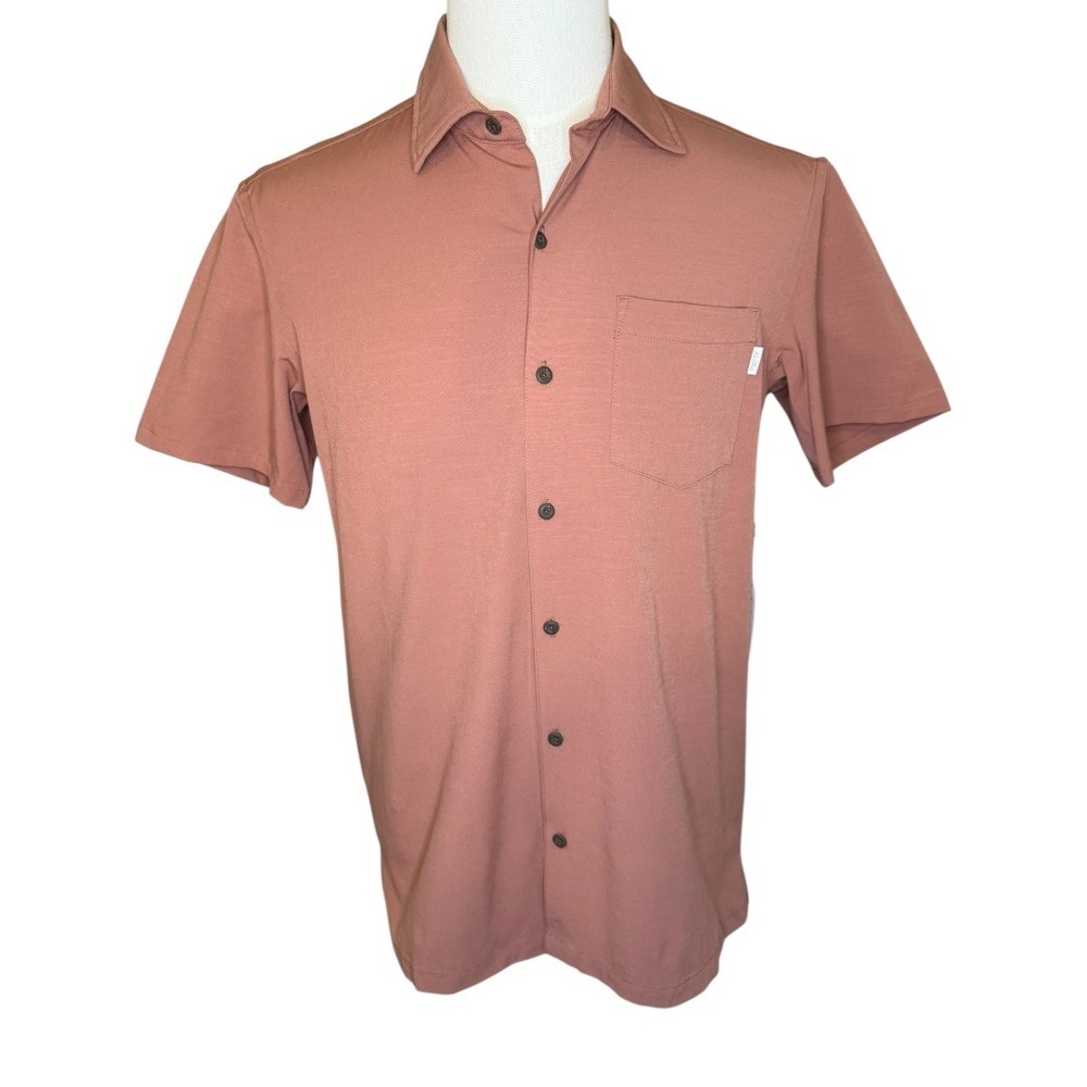Hurley Phantom Modern Short Sleeve Button Up Shirt Mens Small Casual NWT‎